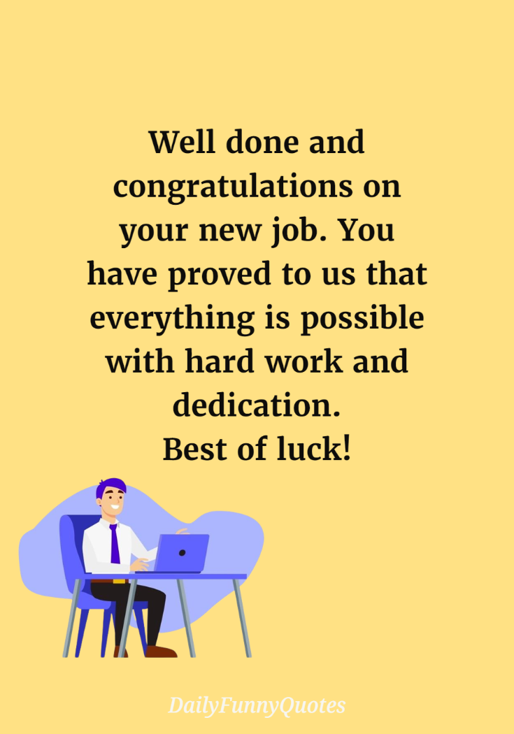 100 Congratulations Messages For New Job - Best Wishes Cards ...